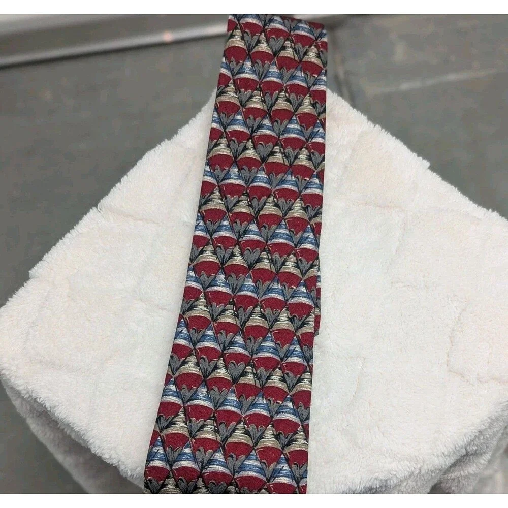 Stafford‎ Executive Men's Multicolor 100% Italian Silk Tie